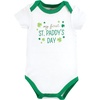 image:imageHudson Baby Baby Girls 3pc Cotton BodysuitsLucky Lady