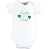 image:imageHudson Baby Baby Girls 3pc Cotton BodysuitsLucky Lady