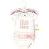 image:imageHudson Baby Baby Girls 3pc Cotton BodysuitsMiss Sassy Pants