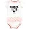 image:imageHudson Baby Baby Girls 3pc Cotton BodysuitsMommys Bestie Leopard Tutu