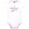image:imageHudson Baby Baby Girls 3pc Cotton BodysuitsMommys Girl Butterfly