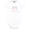 image:imageHudson Baby Baby Girls 3pc Cotton BodysuitsMulti Color Mommy Elephant