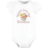image:imageHudson Baby Baby Girls 3pc Cotton BodysuitsPeace Love Flowers