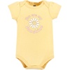 image:imageHudson Baby Baby Girls 3pc Cotton BodysuitsPeace Love Flowers