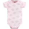 image:imageHudson Baby Baby Girls 3pc Cotton BodysuitsPink Gray Elephant