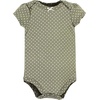 image:imageHudson Baby Baby Girls 3pc Cotton BodysuitsSage Floral Wreath
