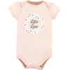 image:imageHudson Baby Baby Girls 3pc Cotton BodysuitsSage Floral Wreath