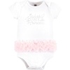 image:imageHudson Baby Baby Girls 3pc Cotton BodysuitsSparkle Princess Tutu
