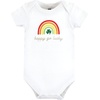 image:imageHudson Baby Baby Girls 3pc Cotton BodysuitsSt Patricks Rainbow