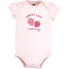 image:imageHudson Baby Baby Girls 3pc Cotton BodysuitsStrawberry Love
