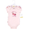 image:imageHudson Baby Baby Girls 3pc Cotton BodysuitsStrawberry Love