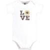 image:imageHudson Baby Baby Girls 3pc Cotton BodysuitsSunflower Love