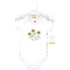 image:imageHudson Baby Baby Girls 3pc Cotton BodysuitsSunflower Love