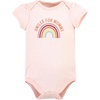 image:imageHudson Baby Baby Girls 3pc Cotton BodysuitsSunshine Rainbows
