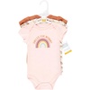 image:imageHudson Baby Baby Girls 3pc Cotton BodysuitsSunshine Rainbows