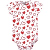 image:imageHudson Baby Baby Girls 3pc Cotton BodysuitsValentine Hearts