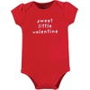 image:imageHudson Baby Baby Girls 3pc Cotton BodysuitsValentine Hearts