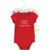 image:imageHudson Baby Baby Girls 3pc Cotton BodysuitsValentine Hearts