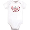 image:imageHudson Baby Baby Girls 3pc Cotton BodysuitsValentine Sweetheart