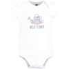 image:imageHudson Baby Baby Girls 3pc Cotton BodysuitsWild Flower Garden