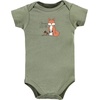 image:imageHudson Baby Girls Forest Deer 03 Months 5Pack Bodysuits 100 Cotton Infant Dailywear