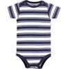 image:imageHudson Baby Unisex Baby Cotton Bodysuits Football Rookie 03 Months