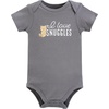 image:imageHudson Baby Unisex Baby Cotton Bodysuits Love Snuggles Bear 69 Months