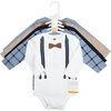 image:imageHudson Baby babyboys Cotton Longsleeve Bodysuits 5packHandsome Like Daddy
