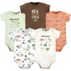 image:imageHudson Baby Unisex Baby Cotton Bodysuits Dinosaur Adventures 5Pack 69 Months