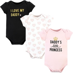 image:imageHudson Baby Baby Girls 3pc Cotton BodysuitsDaddys Little Princess