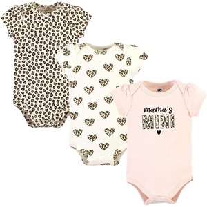image:imageHudson Baby Baby Girls 3pc Cotton BodysuitsLeopard Hearts