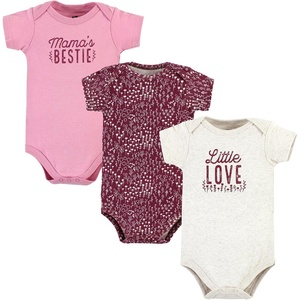 image:imageHudson Baby Baby Girls 3pc Cotton BodysuitsLittle Love Flowers