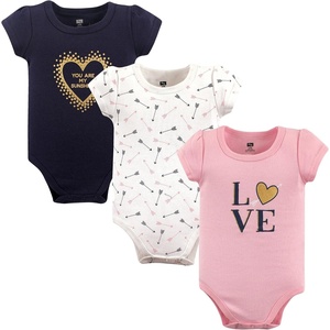 image:imageHudson Baby Baby Girls 3pc Cotton BodysuitsLove