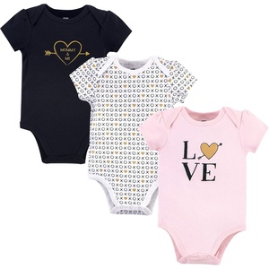 image:imageHudson Baby Baby Girls 3pc Cotton BodysuitsLove Xoxo