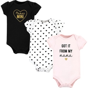 image:imageHudson Baby Baby Girls 3pc Cotton BodysuitsMama Heart