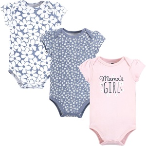 image:imageHudson Baby Baby Girls 3pc Cotton BodysuitsMamas Girl Tiny Flower