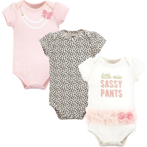 image:imageHudson Baby Baby Girls 3pc Cotton BodysuitsMiss Sassy Pants