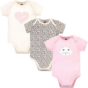 image:imageHudson Baby Baby Girls 3pc Cotton BodysuitsPink Kitty
