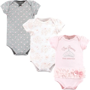 image:imageHudson Baby Baby Girls 3pc Cotton BodysuitsPrincess Arrived Tutu