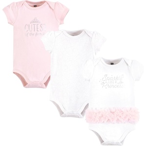 image:imageHudson Baby Baby Girls 3pc Cotton BodysuitsSparkle Princess Tutu