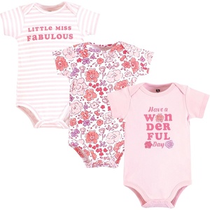 image:imageHudson Baby Baby Girls 3pc Cotton BodysuitsWonderful Floral