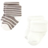 image:imageTouched by Nature Unisex Baby Organic Cotton BodysuitsBeige Stripe 12 Pack