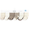 image:imageTouched by Nature Unisex Baby Organic Cotton BodysuitsBeige Stripe 12 Pack