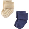 image:imageTouched by Nature Unisex Baby Organic Cotton BodysuitsBlue Brown Stripes