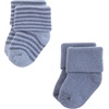 image:imageTouched by Nature Unisex Baby Organic Cotton BodysuitsBlue Brown Stripes