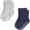 image:imageTouched by Nature Unisex Baby Organic Cotton BodysuitsBlue Gray Basic