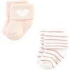 image:imageTouched by Nature Unisex Baby Organic Cotton BodysuitsBlush Heart