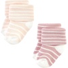 image:imageTouched by Nature Unisex Baby Organic Cotton BodysuitsBlush Stripe