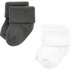 image:imageTouched by Nature Unisex Baby Organic Cotton BodysuitsGray Stripe 12 Pack