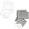 image:imageTouched by Nature Unisex Baby Organic Cotton BodysuitsGray Stripe 12 Pack